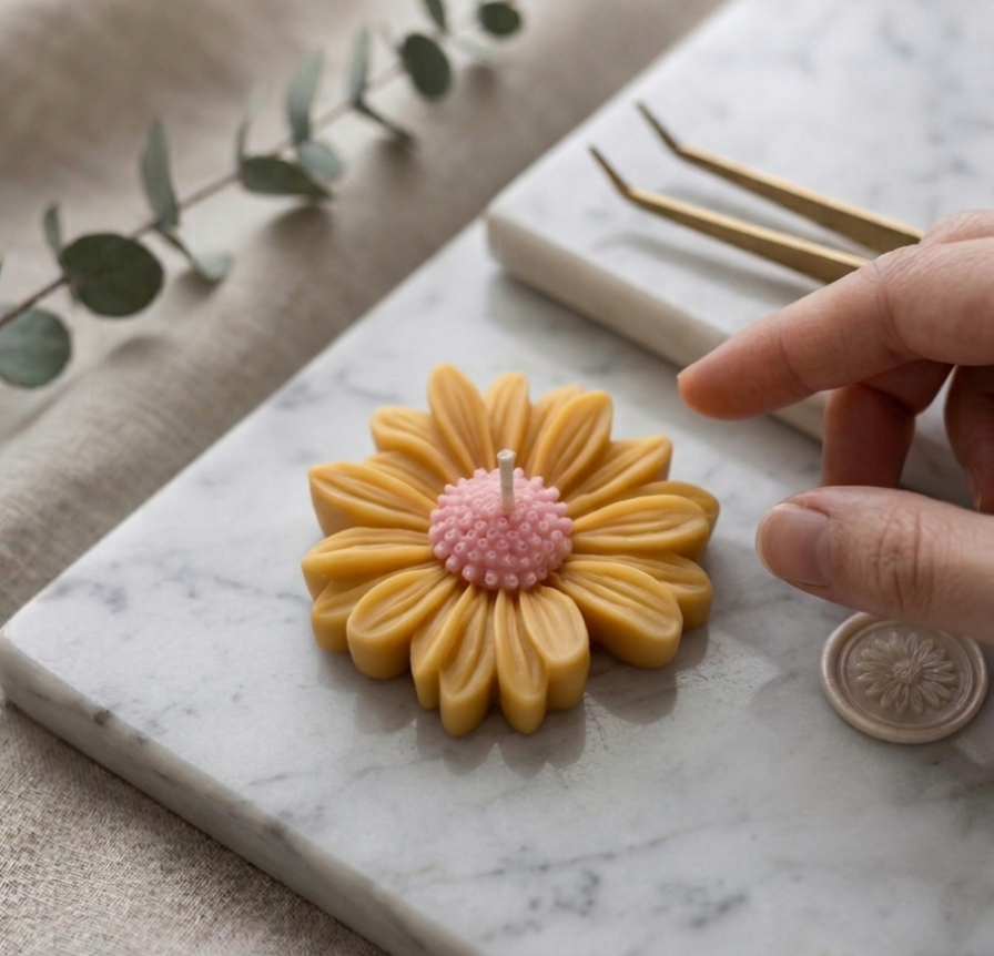 Floating Daisy Blossoms